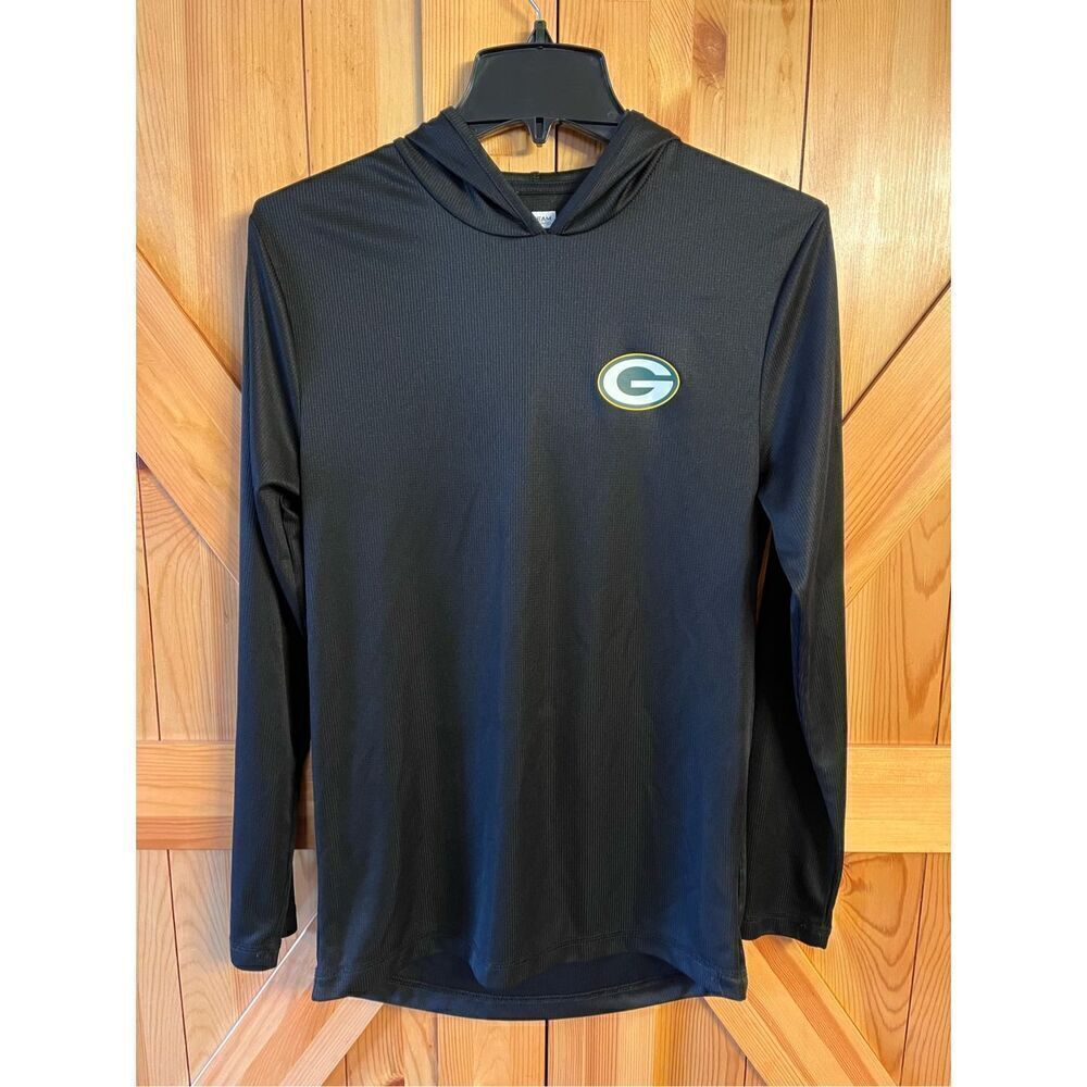 NFL Team Apparel Green Bay Packers athletic pull over hoodie size small (3128)